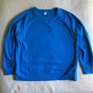 Blue sweatshirt